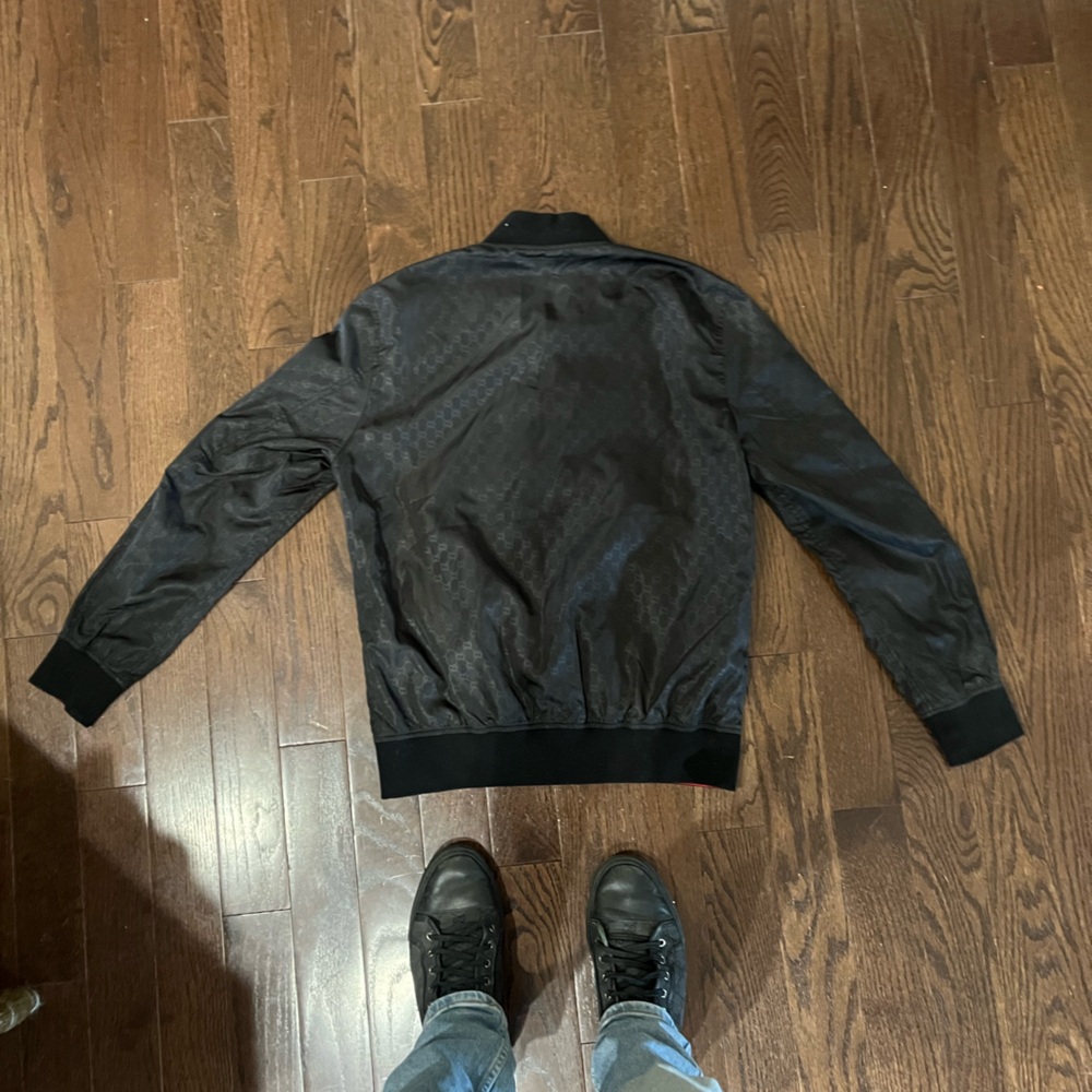 Gucci reversible bomber jacket